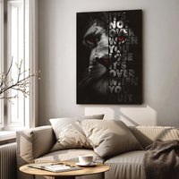 Load image into Gallery viewer, Never Quit Vertical Canvas Wall Art
