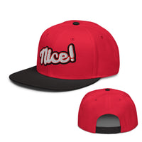 Load image into Gallery viewer, Nice Snapback Hat black red color
