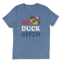 Load image into Gallery viewer, No Duck Given Premium Triblend T-shirt | Blue
