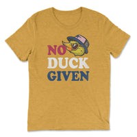 Load image into Gallery viewer, No Duck Given Premium Triblend T-shirt | Mustard
