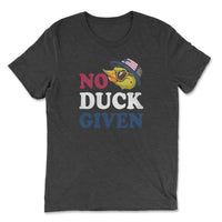 Load image into Gallery viewer, No Duck Given Premium Triblend T-shirt | Solid black 
