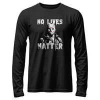 Load image into Gallery viewer, No Lives Matter Long Sleeve Shirt black heather color
