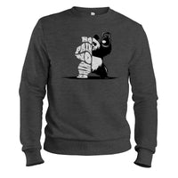 Load image into Gallery viewer, No Pain No Gain Crewneck Sweatshirt dark heather color
