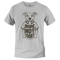 Load image into Gallery viewer, Dog not today T shirt white color
