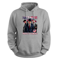 Load image into Gallery viewer, Nothing Can Stop Us Donald trump Hoodie sport grey color
