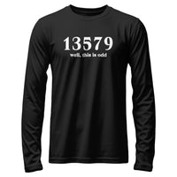 Load image into Gallery viewer, 13579 well this is odd, funny tshirt, black
