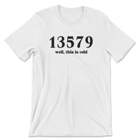 Load image into Gallery viewer, This Is Odd Tee white color
