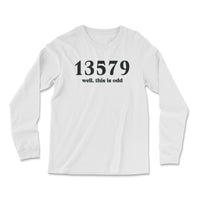 Load image into Gallery viewer, This Is Odd Long Sleeve Shirt white color
