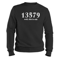 Load image into Gallery viewer, This Is Odd Crewneck Sweatshirt black color
