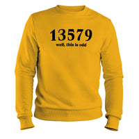 Load image into Gallery viewer, This Is Odd Crewneck Sweatshirt gold color
