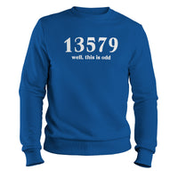 Load image into Gallery viewer, This Is Odd Crewneck Sweatshirt royal color
