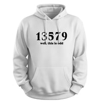 Load image into Gallery viewer, This Is Odd Hoodie white color
