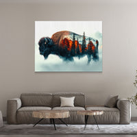 Load image into Gallery viewer, Ox Manipulation Animal Horizontal Canvas Wall Art
