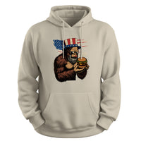 Load image into Gallery viewer, party delicious, bigfoot hooded sweatshirt sand color
