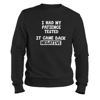 Load image into Gallery viewer, Patience Crewneck Sweatshirt black color
