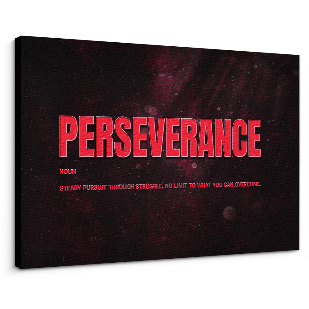 Perseverance Horizontal Canvas Wall Art