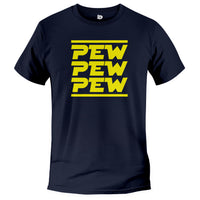 Load image into Gallery viewer, Pew Pew Pew Tee navy color
