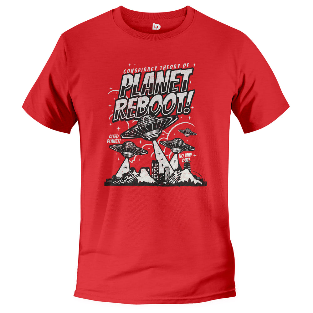 Planet Reboot Tee red color