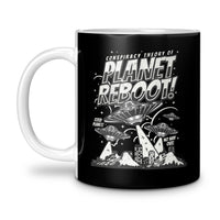 Load image into Gallery viewer, Planet Reboot Mug 11oz black color
