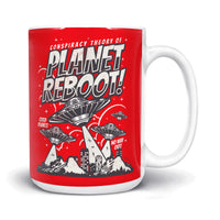 Load image into Gallery viewer, Planet Reboot Mug 15oz red color
