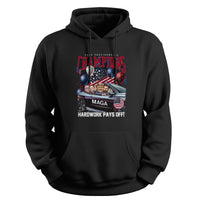 Load image into Gallery viewer, Trump Presidential Champs Hoodie black color
