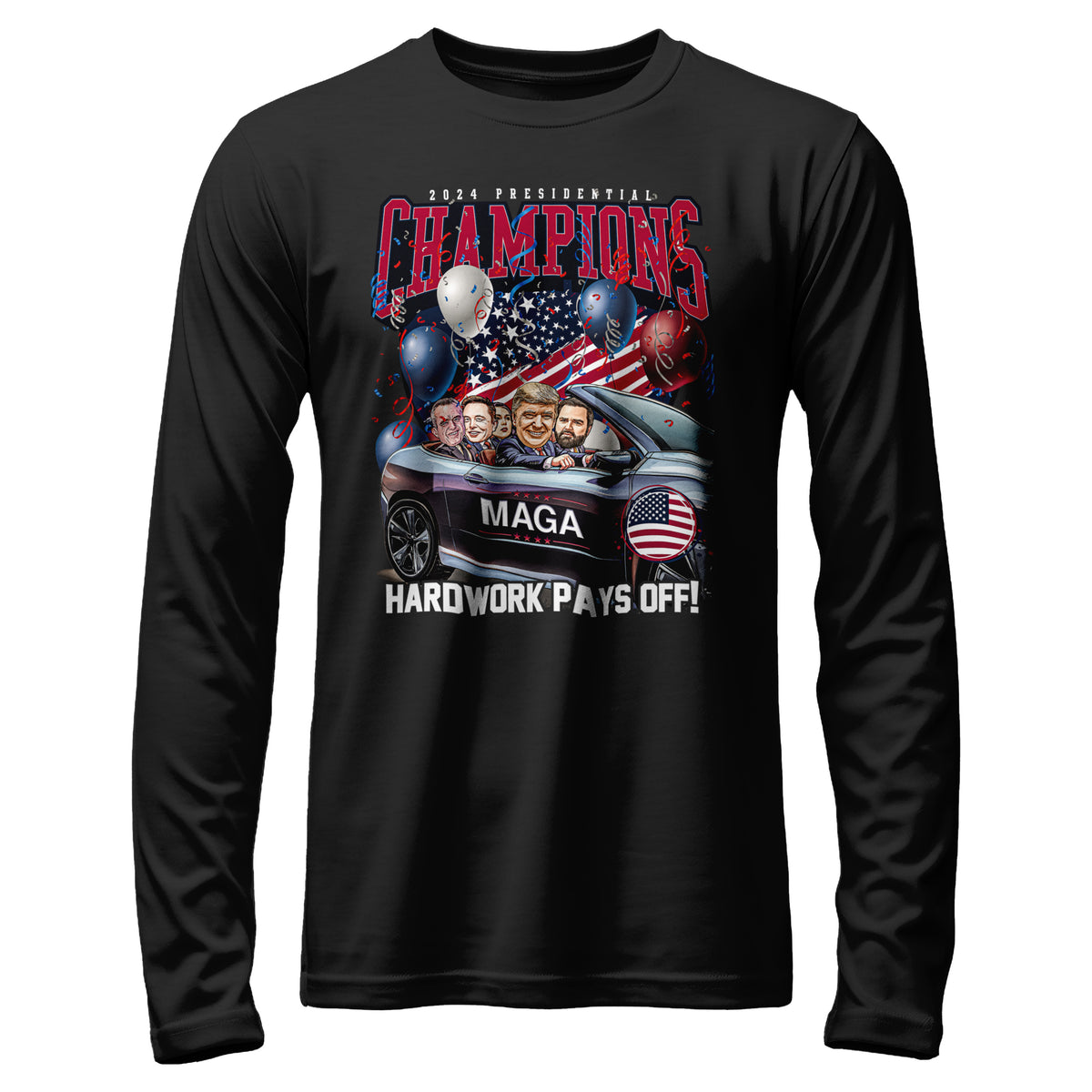 Trump Presidential Champion long Sleeve black color