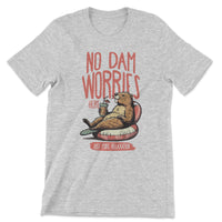 Load image into Gallery viewer, No Dam Worries Tee | Athletic Heather
