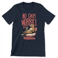 Load image into Gallery viewer, No Dam Worries Tee | Navy
