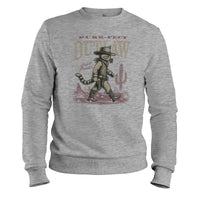 Load image into Gallery viewer, Purrfect Outlaw Crewneck Sweatshirt sport grey color
