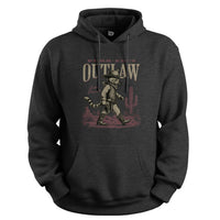 Load image into Gallery viewer, Purrfect Outlaw Hoodie dark heather color
