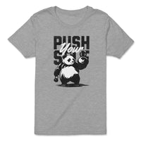 Load image into Gallery viewer, Panda Push Youth Tee | Athletic grey
