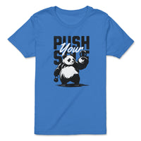 Load image into Gallery viewer, Panda Push Youth Tee | Columbia Blue
