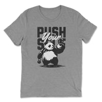 Load image into Gallery viewer, Panda Push Premium Triblend T-Shirt | Athletic Grey
