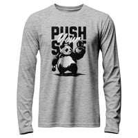 Load image into Gallery viewer, Panda Push Long Sleeve Shirt Athletic Heather color
