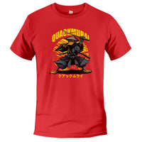 Load image into Gallery viewer, quackmurai funny samurai duck tshirt unisex
