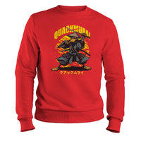 Load image into Gallery viewer, Quackmurai Crewneck Sweatshirt | red
