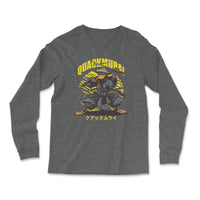 Load image into Gallery viewer, Quackmurai Long Sleeve |  Dark grey heather
