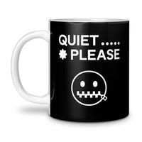 Load image into Gallery viewer, Quiet Please Mug 11oz black color
