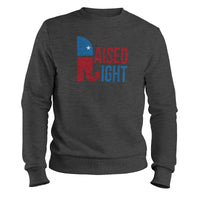 Load image into Gallery viewer, Raised Right republican Crewneck sweatshirt | Dark Heather

