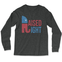 Load image into Gallery viewer, Raised Right Long Sleeve | Black Heather
