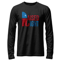 Load image into Gallery viewer, Raised Right Long Sleeve black heather color
