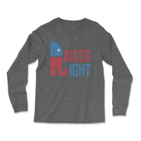 Load image into Gallery viewer, Raised Right Long Sleeve | Dark grey Heather
