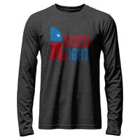 Load image into Gallery viewer, Raised Right Long Sleeve dark grey heather color
