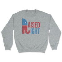 Load image into Gallery viewer, Raised Right Youth Crewneck | Sport Grey
