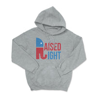 Load image into Gallery viewer, Raised Right Hoodie | Sport Grey
