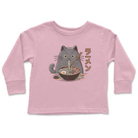 Load image into Gallery viewer, Ramen Lover Toddler Long Sleeve pink color
