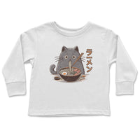 Load image into Gallery viewer, Ramen Lover Toddler Long Sleeve white color
