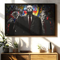 Load image into Gallery viewer, Red Tie Framed Canvas Horizontal Wall Art

