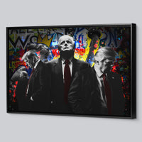 Load image into Gallery viewer, Red Tie Framed Canvas Horizontal Wall Art
