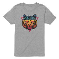 Load image into Gallery viewer, Retro Vibes Youth Tee | Athletic Heather
